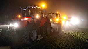 Die Landwirte machen gegen die Streichung des Agrardiesel-Bonus mobil. Unser Bild stammt am 18. März.