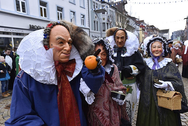 Bild 34: Bilder vom Historischen Umzug am Fasnetmontag in Villingen &ndash; Teil 3