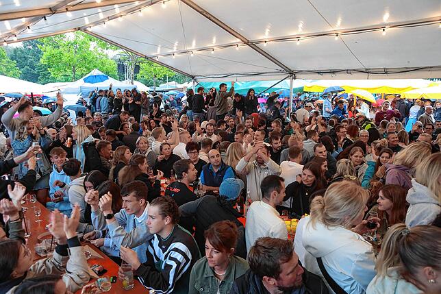 Bild 27: Ein Prosit der Gemütlichkeit! Fotos vom zweiten Abend beim Reichenauer Weinfest 2025