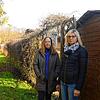Brigitte Chapelier und Martina Loth-Haas zählen zu den Kleingärtnern, die beschlossen haben, ihre Anlage zu verteidigen und die ...