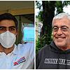 Sie stehen an der Corona-Impffront (von links): Apotheker Murat Baskur und Hausarzt Robert Hayes aus Konstanz.