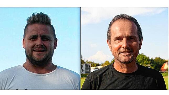 Patrick Fleig (links/FV Marbach) und Uwe Müller (FC Furtwangen) verlängerten für eine weitere Saison.