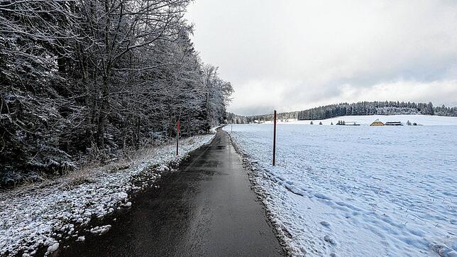 Mehr als nur eingepuderte Bäume: In Furtwangen sind die Wiesen und zum Teil auch die Wege von Schnee bedeckt.