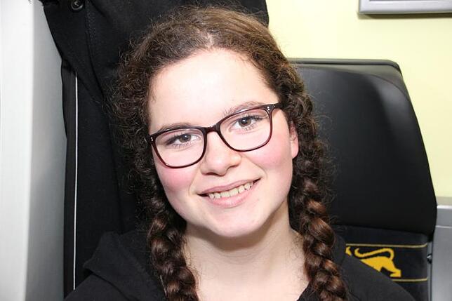 Maria Seiberth (15 Jahre), Wald-Hippetsweiler."Es war interessant mitzuerleben, wie alles abläuft und auch unseren Ministerpräsidenten ...