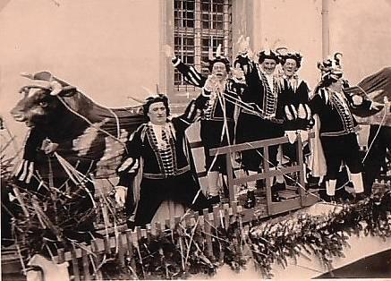 Auch der Elferrat fuhr beim Umzug mit.