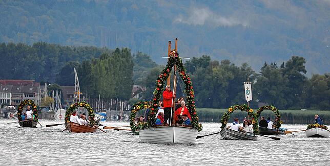 Bild 13: So war die Mooser Wasserprozession: Die schönsten Bilder