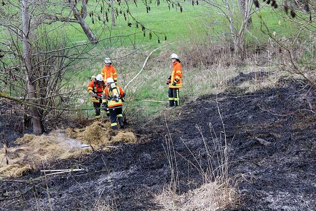 Bild 1: Fahrlässigkeit führt zu Flächenbrand