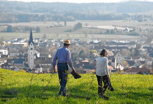 Bei schönstem Frühlingswetter haben zahlreiche Markdorfer das Osterwochendende für Spaziergänge rund um Markdorf genutzt.