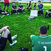 Teamplayer: Seit Sommer 2022 ist Thomas Halmer (hinten, Dritter von rechts) als Trainer der 1. Mannschaft des FC Hochrhein ...
