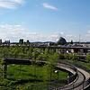 Am Nachmittag geht es auf der Rheinbrücke so gut wie gar nicht voran.