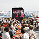 Die SÜDKURIER-Arena beim Sea Life auf Klein Venedig. Stefan Müller hat nur gute Erinnerung an die gemeinsame Aktion während der ...