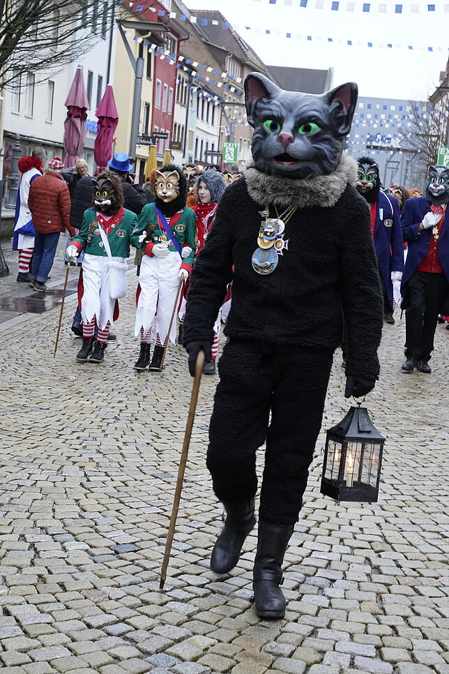 Bild 7: Bilder-Story: So ist die Katzenmusik am Fasnet-Montag in die Stadt einmarschiert