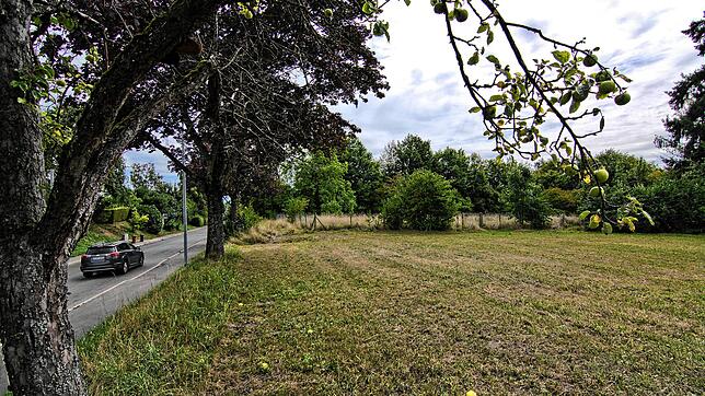 Hier soll die Bodensee-Laserklinik entstehen. Links die Aufkircher Straße, unterhalb die Uhlandstraße.