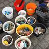 Eimer voller Plastikverpackungen, PET-Flaschen und Zigarettenstummel &ndash; so viel Abfall wurde bei der jüngsten Clean Up-Aktion in ...