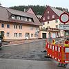 Die Arbeiten in der Krankenhausstraße gehen voran. Das neu definierte Ziel für den Stand vor der Winterpause ist fast erreicht. Das Bild ...