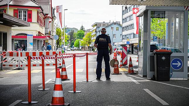 Die Grenze zwischen Konstanz und Kreuzlingen ist für viele dicht. Bild: Lukas ondreka