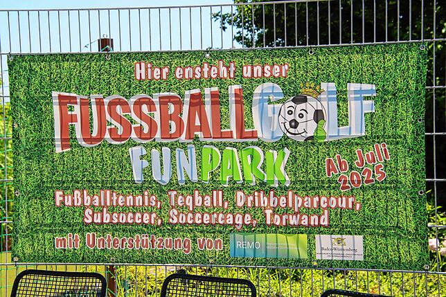 Sechs weitere Attraktionen sind für die Abenteuerfußballgolfanlage im Seepark geplant.