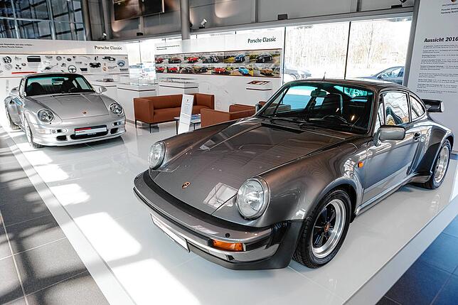 Klassisch schön: ein Porsche 911.