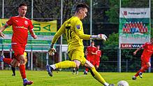 Ein Garant für den Punktgewinn beim Freiburger FC war an diesem Tag der Rielasinger Torhüter Damian Dolezal.