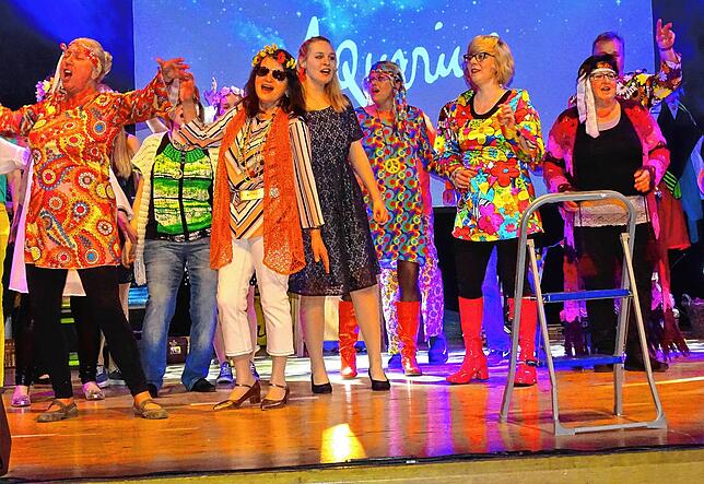 Rückblick auf einen früheren Musical-Erfolg: Die PPS sind auch während ihrer Buzädä 2017 voll in ihrem Element.