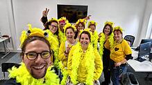 Bild : Stimmung bei den Zeitungsenten! Bilder aus der SÜDKURIER-Redaktion
