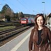 Eveline Wuttke, Bahn-Pendlerin, ärgert sich über die Unzuverlässigkeit.