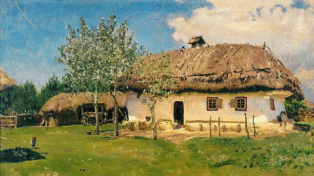 Illia Repin: &bdquo;Ukrainisches Haus&ldquo;. Der imperiale russische Anspruch erstreckt sich auch auf sein Werk.