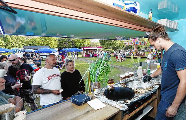 Streetfood darf beim Frühlingsfest nicht fehlen. Schon beim Reitturnier 2022 kam dies kulinarische Neuentwicklung gut an.