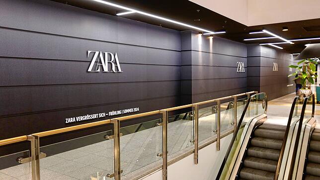 Die Modemarke Zara vergrößert sich im Einkaufscenter Lago.