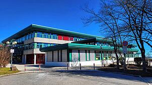Das Bildungszentrum auf dem Roßberg in St. Georgen. Die Stadt beabsichtigt, Umlandgemeinden, aus denen Schüler die Realschule oder das ...