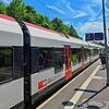 Ein Seehas der SBB am Haltepunkt Wollmatingen: Am Freitag, 20. Juni, lief der Bahnverkehr bis zum Nachmittag erneut nur eingeschränkt.