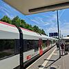 (Archivbild von Juni 2025) Der Seehas, hier am Haltepunkt Konstanz-Wollmatingen, verkehrt derzeit zwischen Konstanz und Engen. Jetzt ...