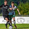 Pokaltraum geplatzt: Lukas Kollnberger (vorn auf unserem Archivbild, gegen Felix Schmidle von der Spvgg. Andelsbach) traf im Pokalspiel ...