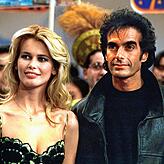 Das deutsche Topmodel Claudia Schiffer (1994 mit ihrem Freund, dem US-Magier David Copperfield) galt in den 1990er Jahren als ...