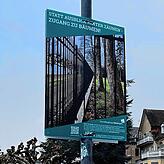 Rund drei Wochen hing das Plakat vor der Baustelle an der Seestraße sowie an anderen Orten in Konstanz, wie dem Rheinsteig.