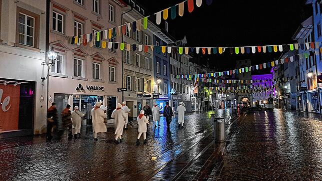 Um 5 Uhr ist es in der Kaiserstraße noch dunkel.