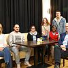 Mitarbeiter des Pflegezentrum Hegau sprechen über ihren Beruf. Von links: Carolin Böttcher, Aaron Zister, Eva-Maria Vollmer, Jasmin ...