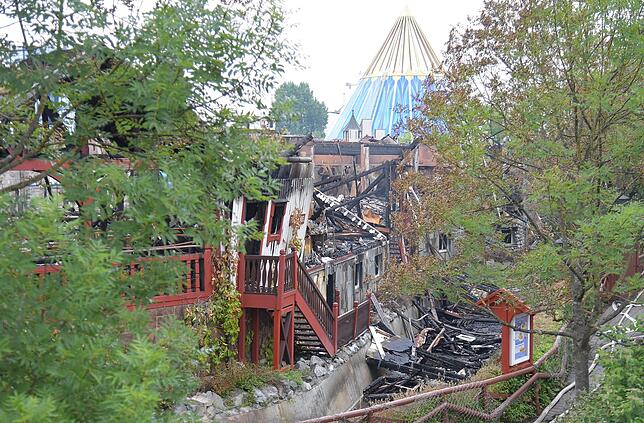 Nach dem Brand im Europa-Park
