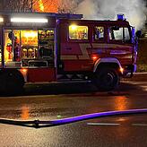 Vom Carport war das Feuer auf das Wohnhaus übergesprungen.