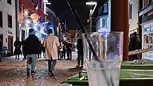 Flanieren, etwas trinken, zusammen feiern: Der Schmotzige 2024 in der Färberstraße.