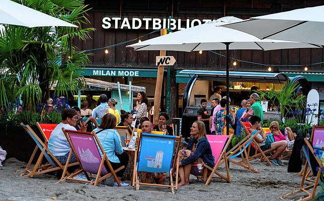 Der Schwenninger Stadtstrand, hier ein Bild vom August 2023, wird auch in diesem Jahr wieder aufgeschüttet.