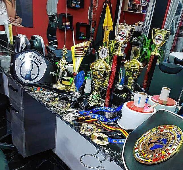 Valentin Kocher-Benzing hat seine Trophäensammlung in der Heimat gelassen.