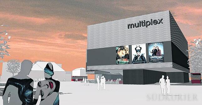 Auf dem Bahnhofsvorplatz in Rheinfelden ist ein Multiplex-Kino geplant.