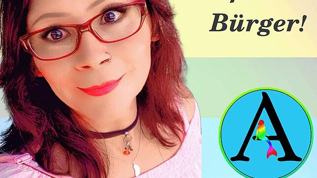 So stellt sich Christin Löhner ihre Kandidatur vor: Mit ersten Entwürfen von Plakaten für den Wahlkampf gibt sie öffentlich bekannt, zur ...