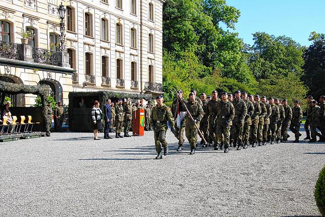 Bild 15: Abschiedsappell für die Soldaten des Jägerbataillons 292