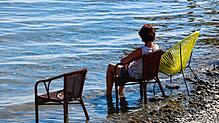 Abkühlen im Bodensee bei über 30 Grad.