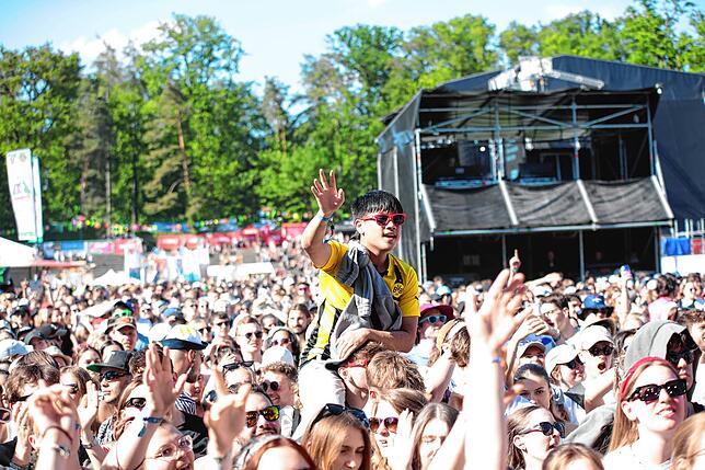 Bild 7: Weiter geht‘s – auch am zweiten Campus-Festival-Tag wird gefeiert