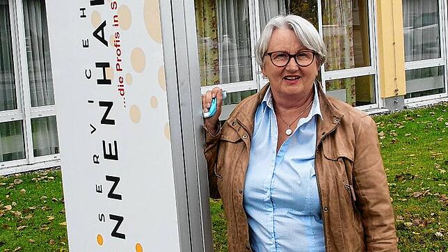 Ruth Schwarz leitet die Gruppe für Angehörige von Menschen mit Demenz im Servicehaus Sonnenhalde.