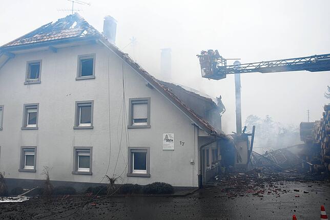 Bild 3: Brand im Sägewerk - News, Bilder, Video