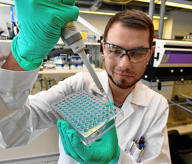 Blick ins Labor: Bei der Firma CureVac in Tübingen wurde der Impfstoff gegen den Coronavirus entwickelt.